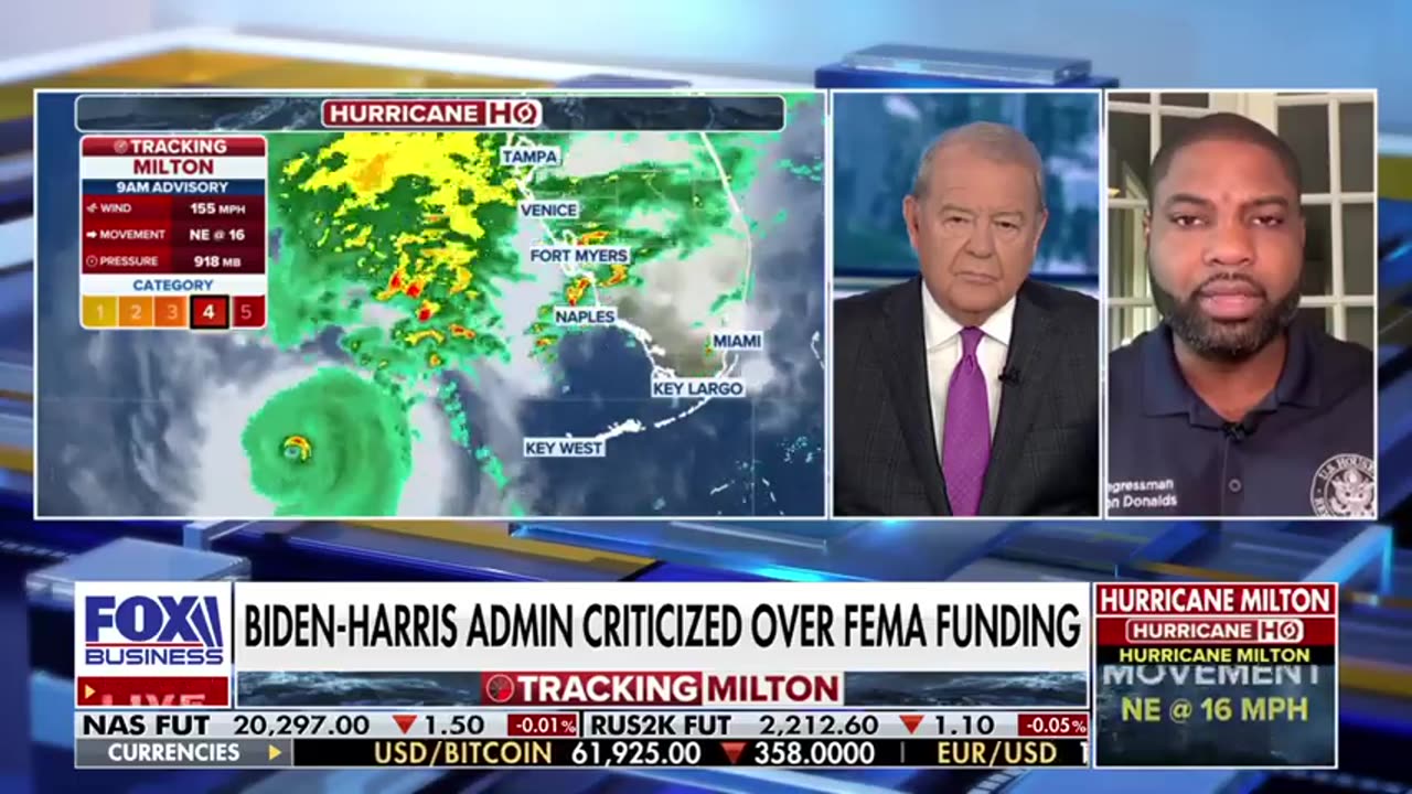 Fox Business-'NOT SURVIVABLE': Tampa mayor issues stern warning ahead of Hurricane Milton