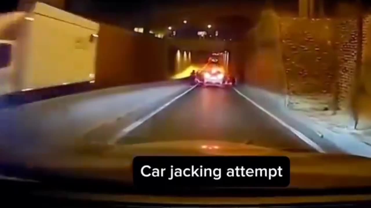 illegal Immigrant Try To Car Jack A Mans Car, Dude Escaped By Speeding Off