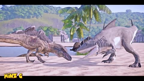 King Shark vs. Giganocephalus Scorpius