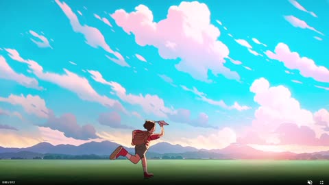 The Boy with the Paper Plane | Lo-Fi Beats & Summer Field Adventure | Deep Relaxation & Study Music
