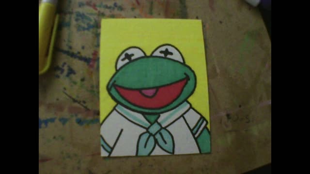 BABY KERMIT aceo