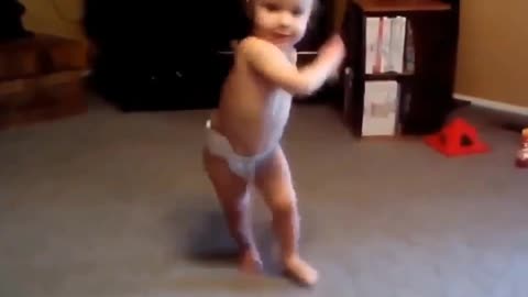 Baby dancing funny video 😂😀