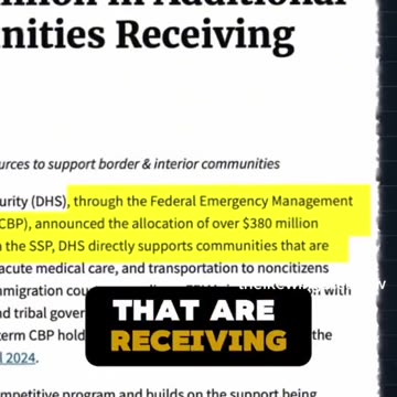 Department of Homeland Security Quietly Announces Giving $380 Million US Taxpayer Dollars To Illegal Immigrants