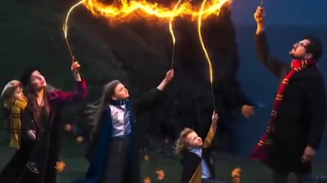 The girl can do magic