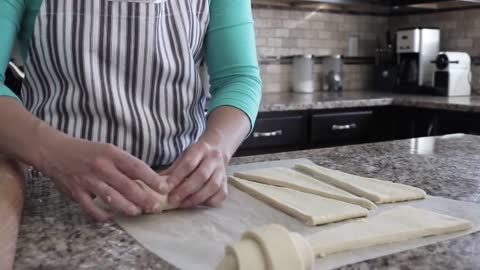 Baking Croissants stay at home