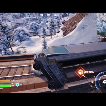FortniteC5S1Wanted to see what happen if you in the car on the bridge when the train coming#fortnite