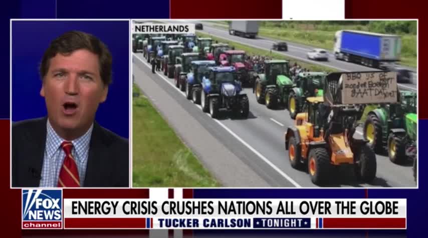 Tucker describes the effects of going "deeper into the green delusion" around the world