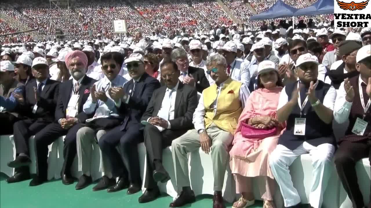 President Trump speech in India