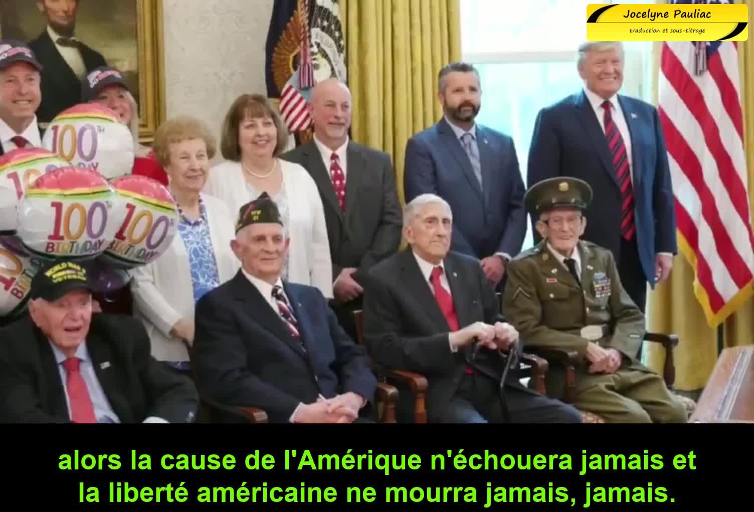 Donald Trump - hommage aux combattants