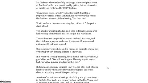 Armed 'hero' stopped mass shooter at Indiana mall