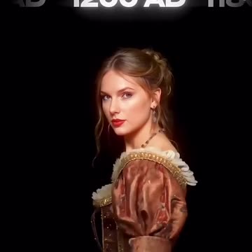 The real eras tour! AI artist reimagined Taylor Swift throughout history