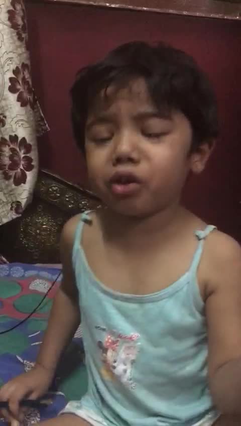 Innocent kid crying while study mathematic