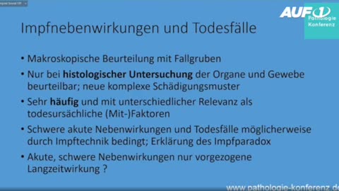 Zweite Pathologenkonferenz brachte erschreckende Erkenntnisse