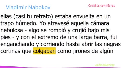 Vladimir Nabokov - Cuentos completos 1/8