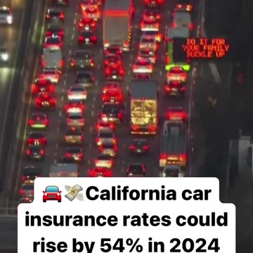 Car insurance rates are skyrocketing in California! 🚗💸