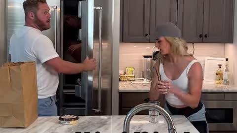 When SHE OPENS THE FRIDGE!! 😱😱 (For Entertainment Purposes Only)