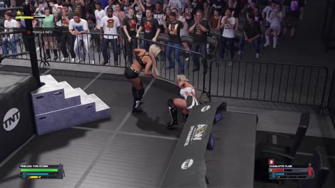 AEW Toni Storm VS Charlotte Flair - WWE 2K24 Match