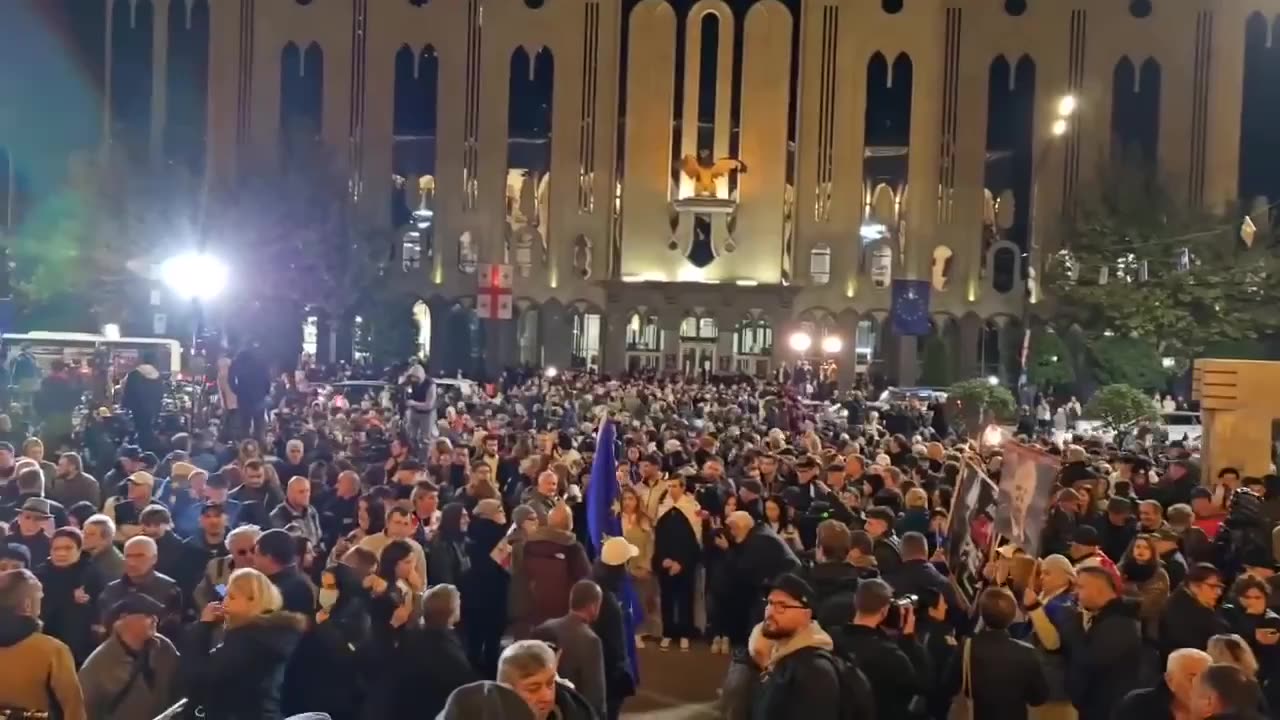 🇬🇪A rally of opposition supporters begins in Tbilisi