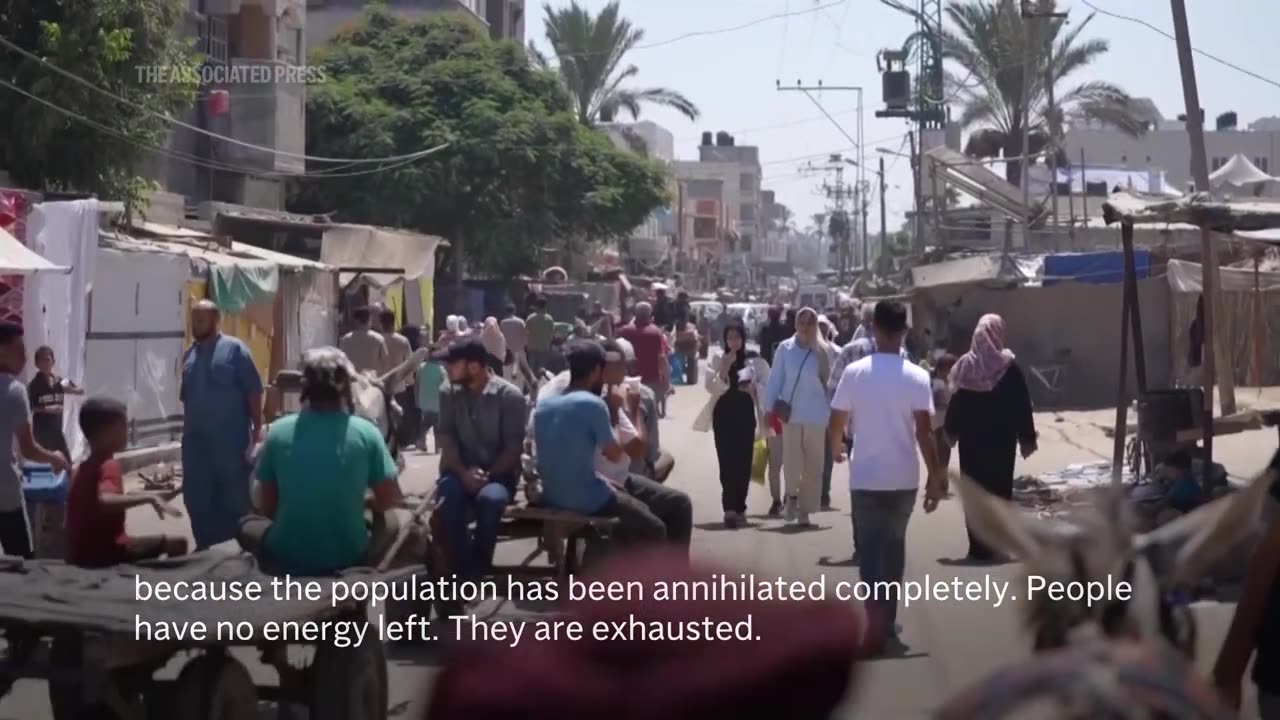 Palestinians in Gaza hope latest cease-fire talks will end their suffering.mp4