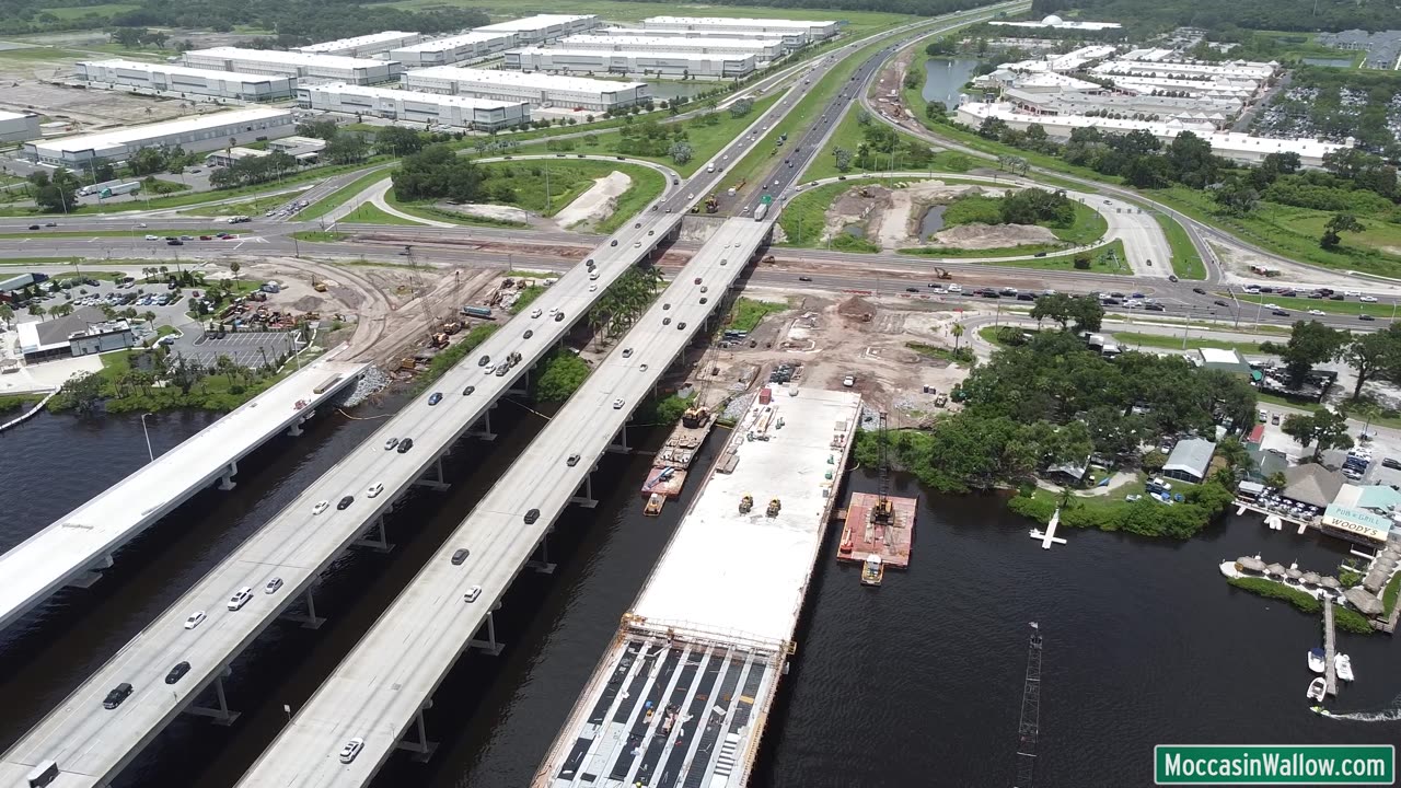 Jeff Young Bridge I-75/US-301 Construction Aerial Update