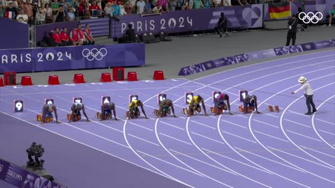 100m men final Olympics 2024