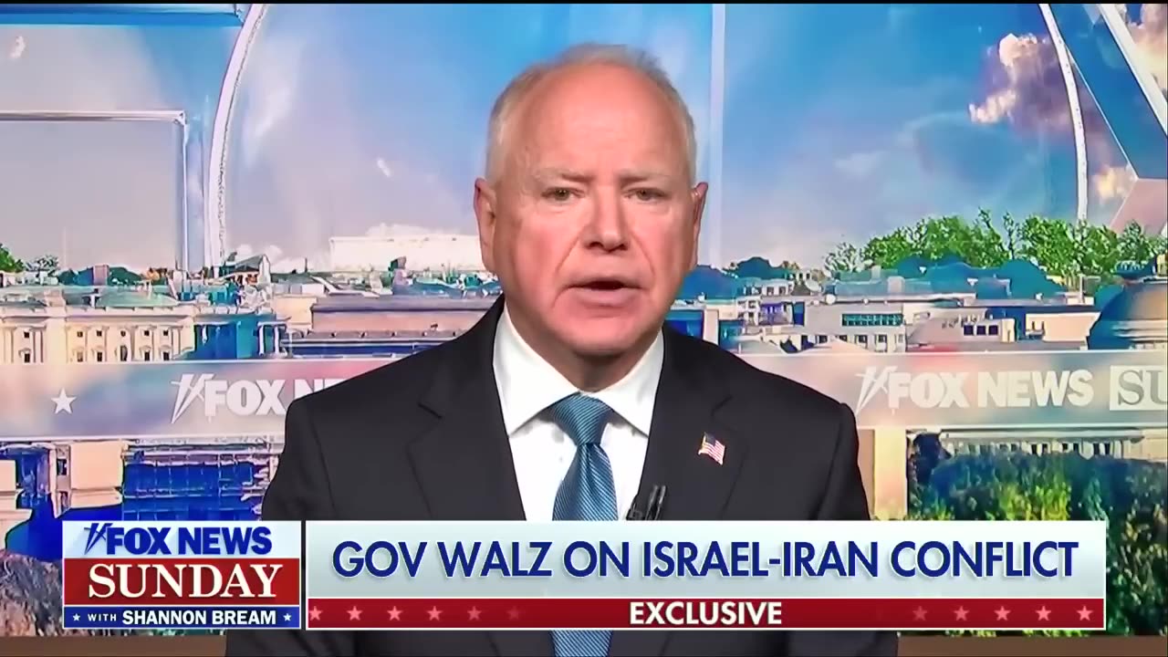 Tim Walz dodges big question on whether Israel has right to strike Iran