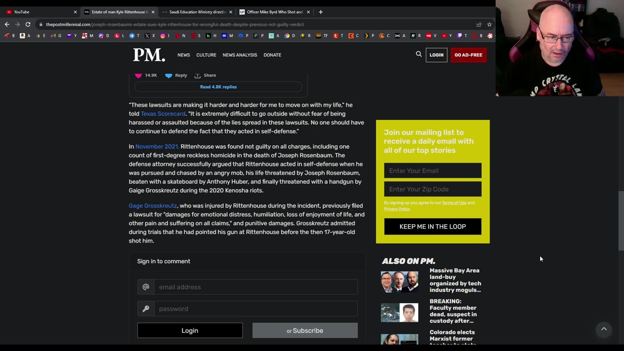 Kyle Rittenhouse is being sued by the family of a dead child rapist