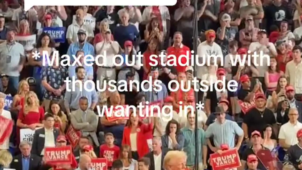 The Real video of Trump's Rally s