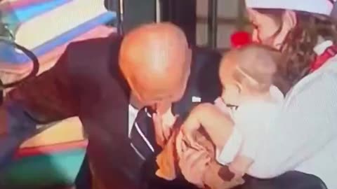 Joe Biden bit multiple babies at Halloween party 2024