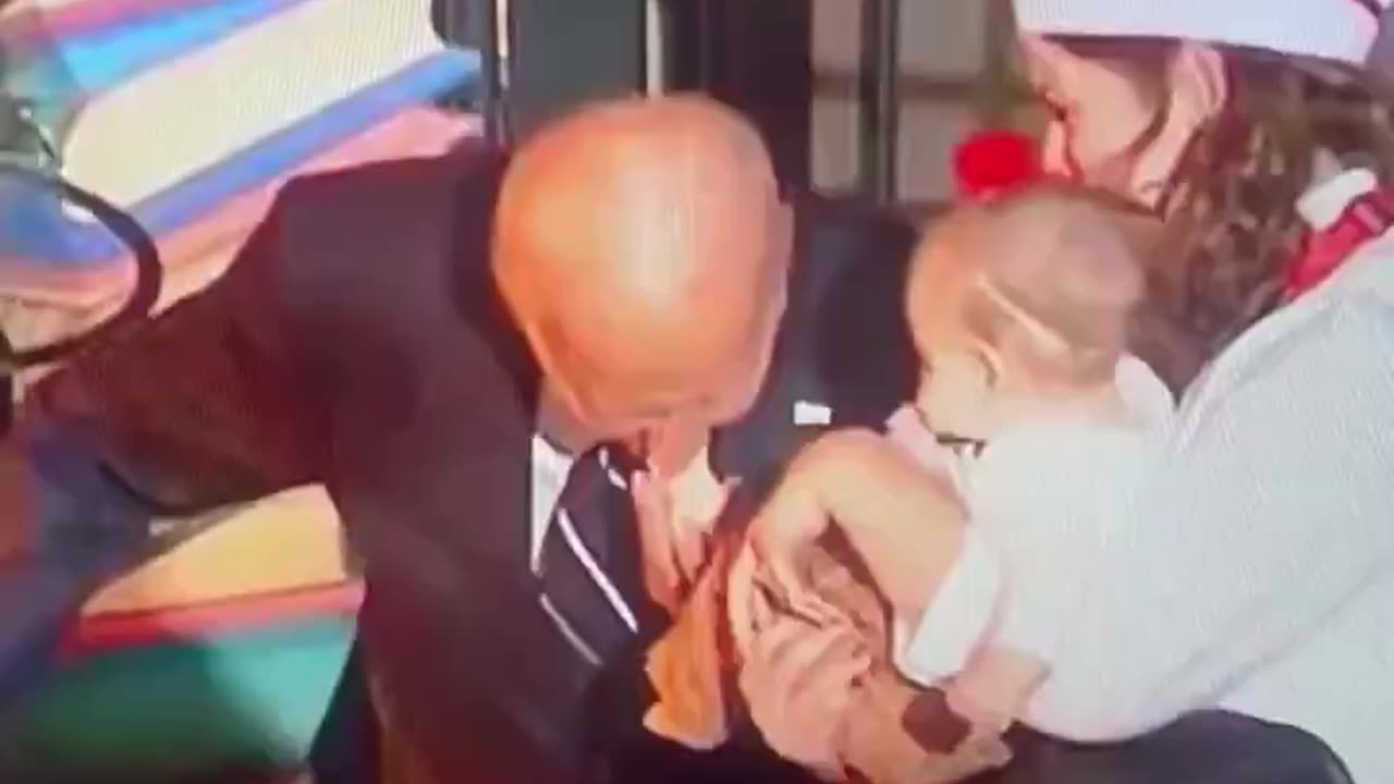 Joe Biden bit multiple babies at Halloween party 2024