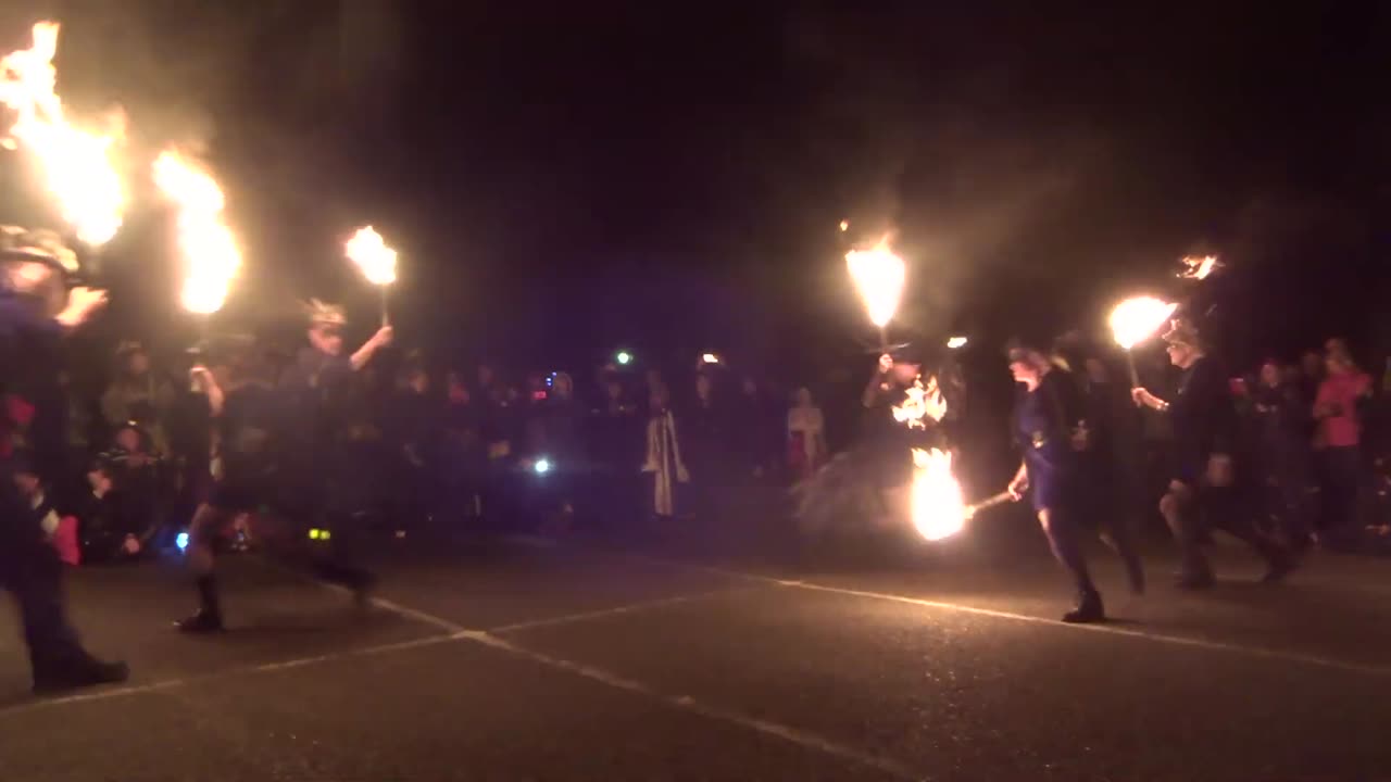 Beltane Border Morris - Haccombe - The Dark Gathering - 28 Oct 23