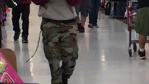 Random mariachi band playing music while walking through Wal-Mart