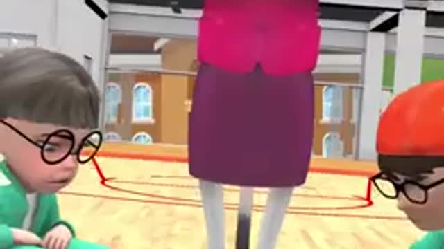 SQUID GAME Honeycomb Candy Challenge 🌭 🍔 🍟 🍕 Scary Teacher 3D Funny Game #shorts