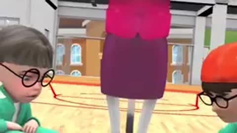 SQUID GAME Honeycomb Candy Challenge 🌭 🍔 🍟 🍕 Scary Teacher 3D Funny Game #shorts