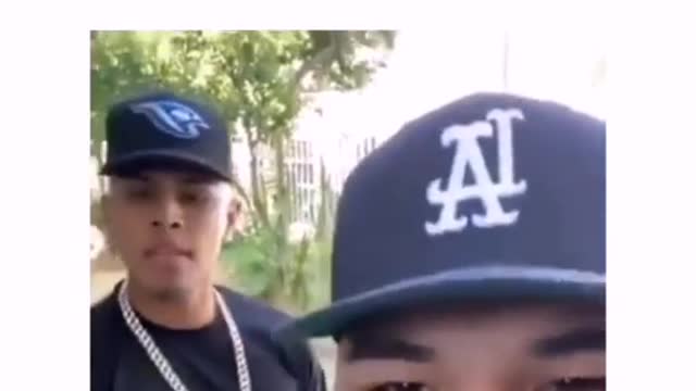 WATCH! The homie scared of his girl!!