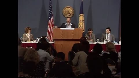 Meir Kahane addresses the National Press Club