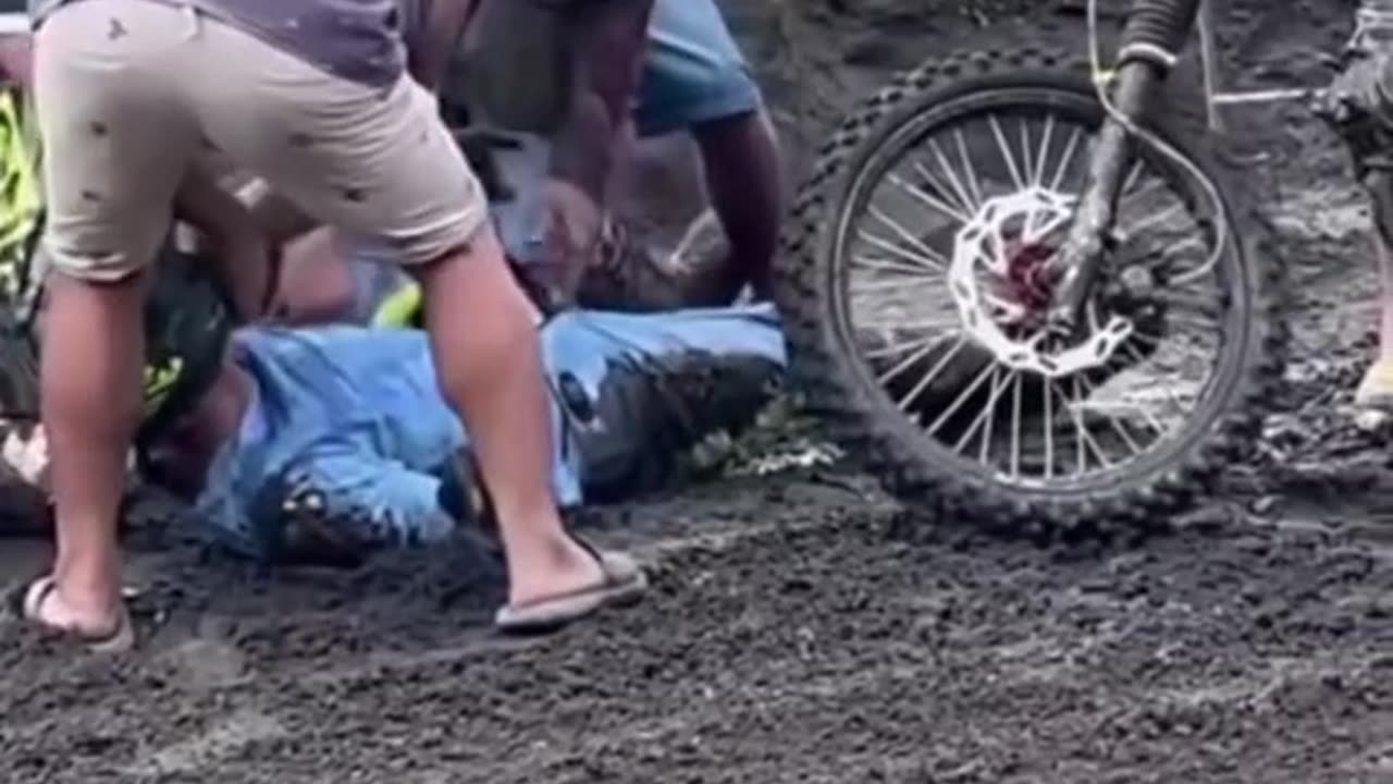 Motor cross until convulsions