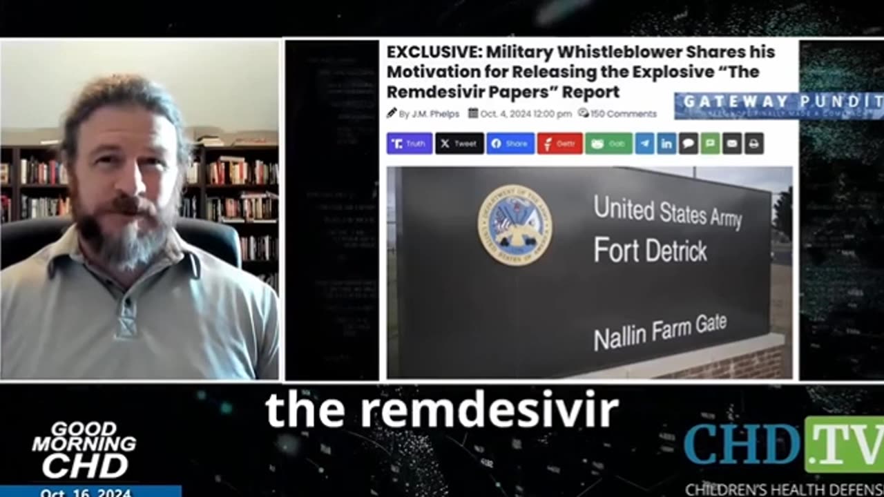 Remdesivir Papers: Drug Used to Treat Military Led to Deaths