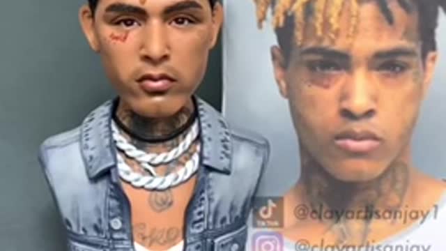 Polymer Clay Sculpture of XXXTentacion【Clay Artisan JAY】