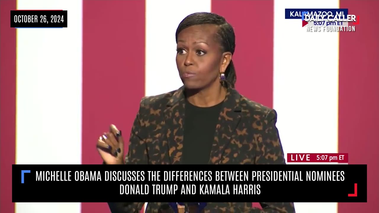 Michelle Obama Discusses The Differences Between Presidential Nominees