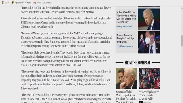 Episode 11 Qpost 4899-4902 Red October Qanon Do you See a Pattern Epstein Hillary Clinton Joe Biden