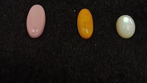 Pink opal pearl shell Bumble bee Color orange yellow pink white Shape oval Size 7*14mm 7*9mm 6*12mm