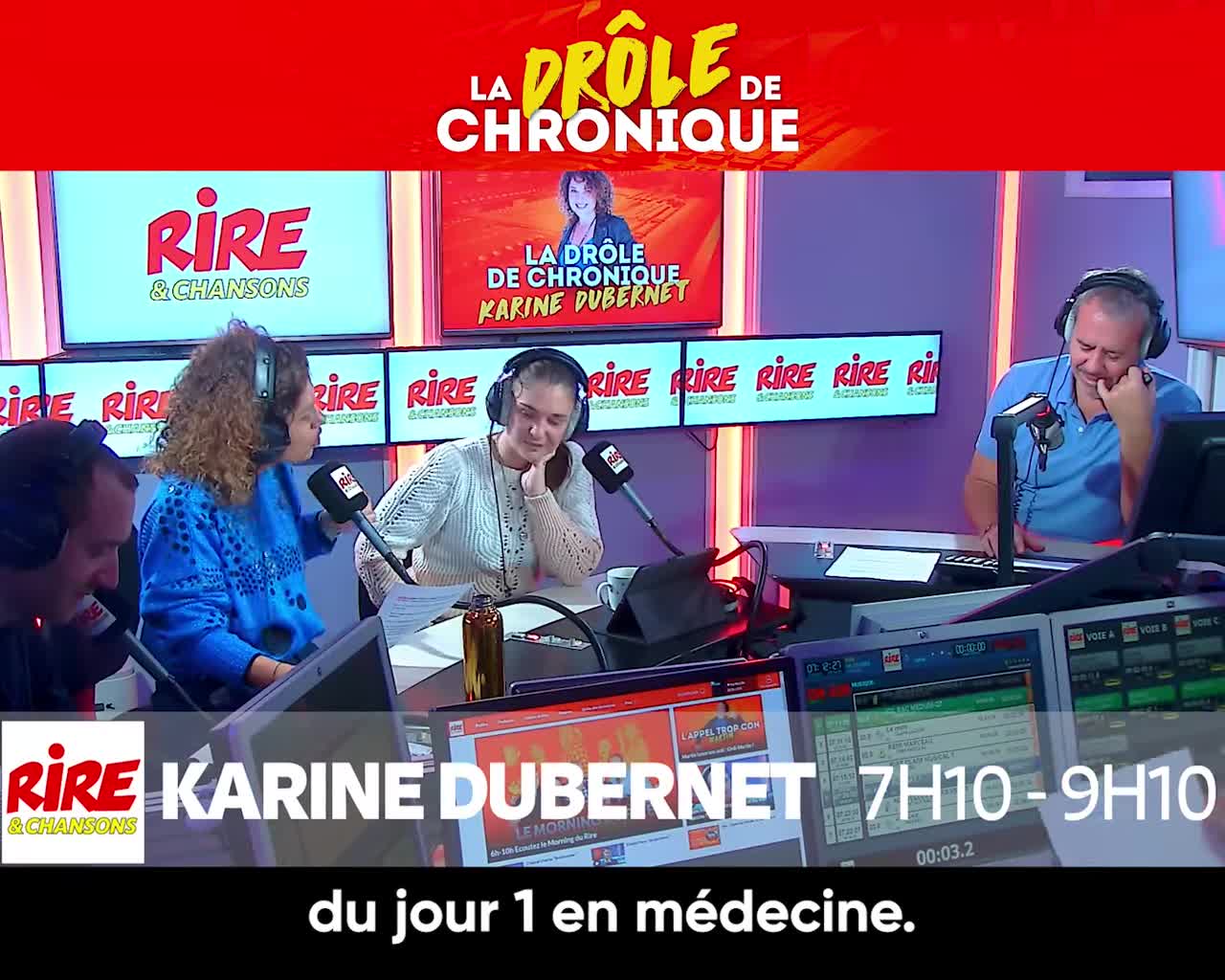 Chronique Karine Dubernet du 03 12 2021 sur Rire et chanson