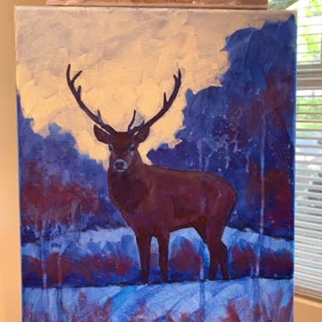 Majestic Elk Painting 🦌