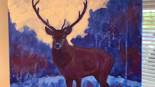 Majestic Elk Painting 🦌