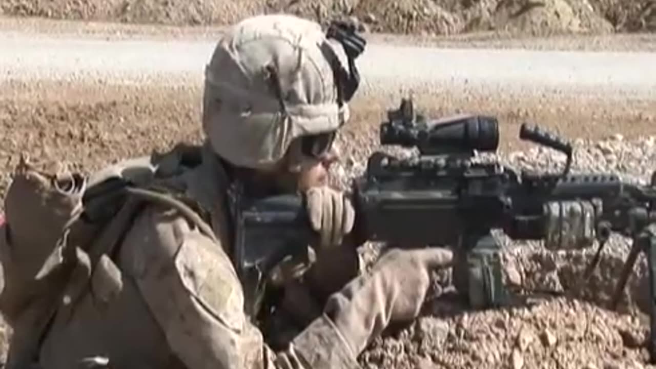 Marines push out insurgents pave highway