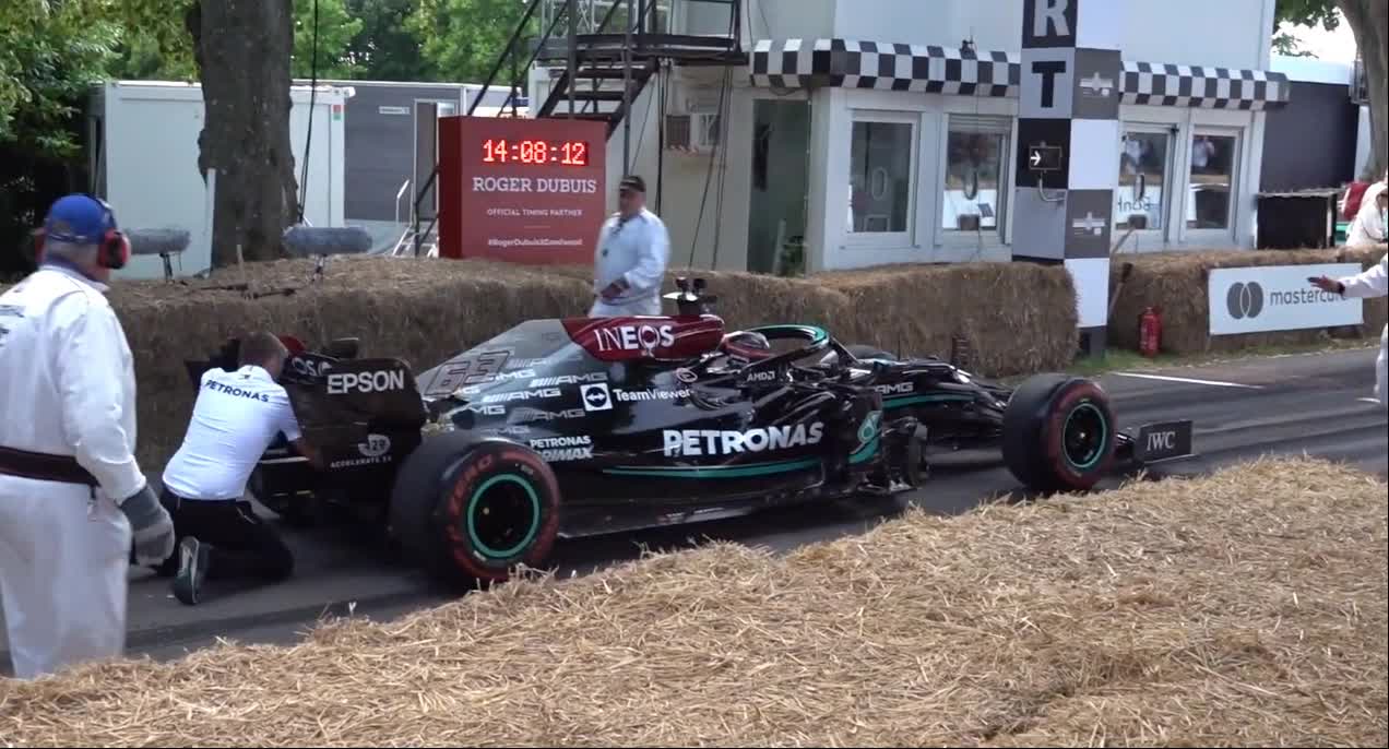 Formula One cars at the 2022 Goodwood Festival of Speed