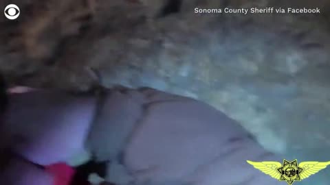 Dont Let Go Man Man Found Clinging To 60-Foot High California.....