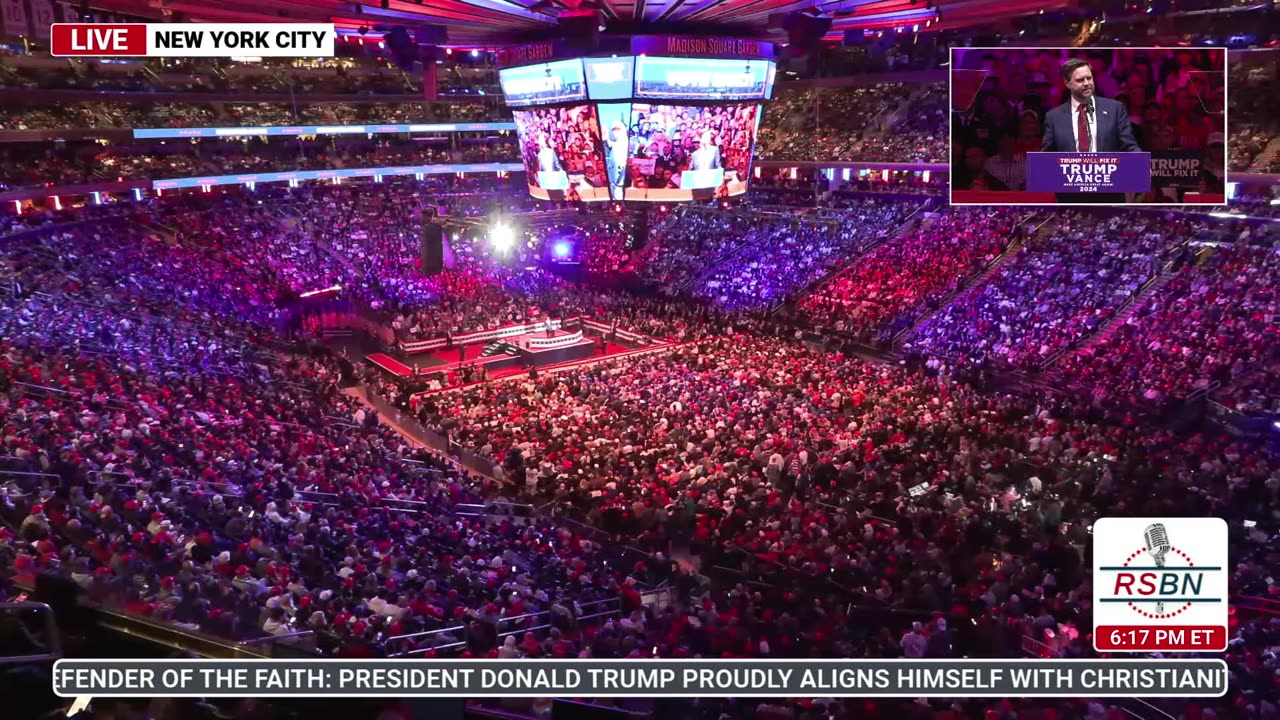 FULL SPEECH: Vice Presidential Nominee, Senator JD Vance Delivers Remarks at Madison Square Garden