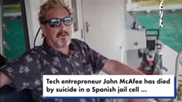 Strange story... John McAfee And another suicide?